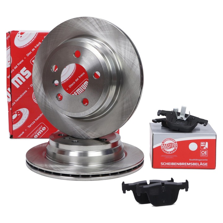 Master Sport Germany féktárcsa és fékbetét szett, szellőztetett, 300mm, BMW 3 Touring (F31) számára