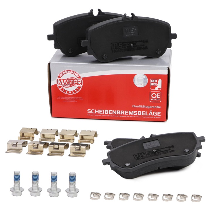 Fékbetétek, Master Sport Germany, VW AMAROK, CRAFTER, GRAND CALIFORNIA CAMPER, 4 db, 19,5mm, 141x65mm