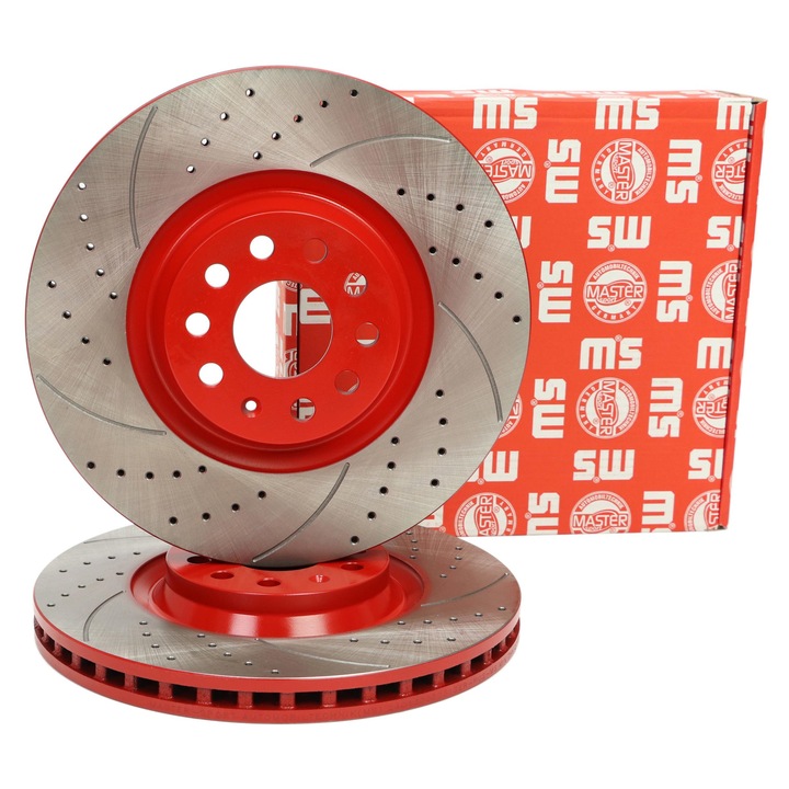 Disc frana fata Master Sport Germany, 340mm, set 2 bucati, compatibil Audi A3, SEAT Leon, SKODA, VW