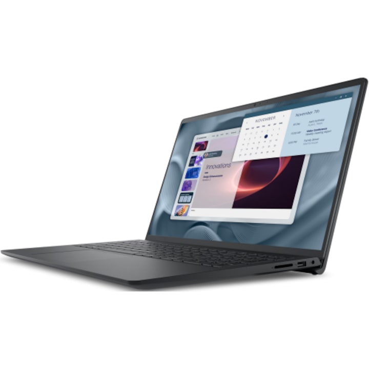 Laptop Dell Pro 15 Essential PV15250 Procesor Intel® Core™ 3 100 10M Cache, up to 4.70 GHz 15.6" FHD, 8GB, 512GB SSD, Intel Iris Xe Graphics, Linux, Negru