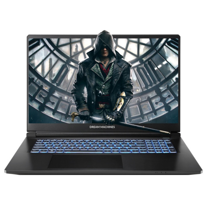Laptop Gaming Dream Machines RT5050-17EU28, Ryzen 7 H255, 17.3" Full HD 144Hz, RTX 5050 8GB, 16GB RAM DDR5, 1TB SSD