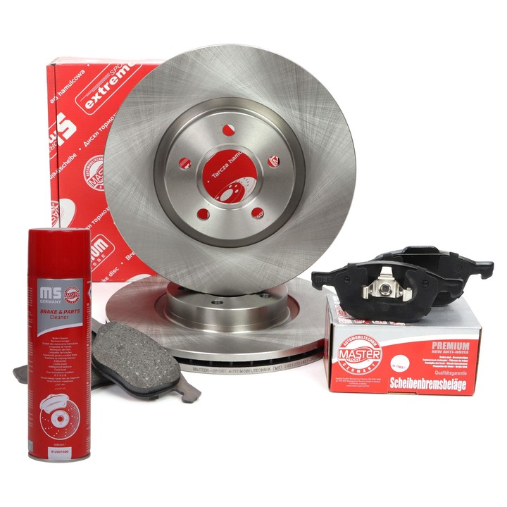 Fékbetét és féktárcsa készlet, Master Sport Germany, szellőztetett, 300x48.5mm, Ford C-MAX-hoz