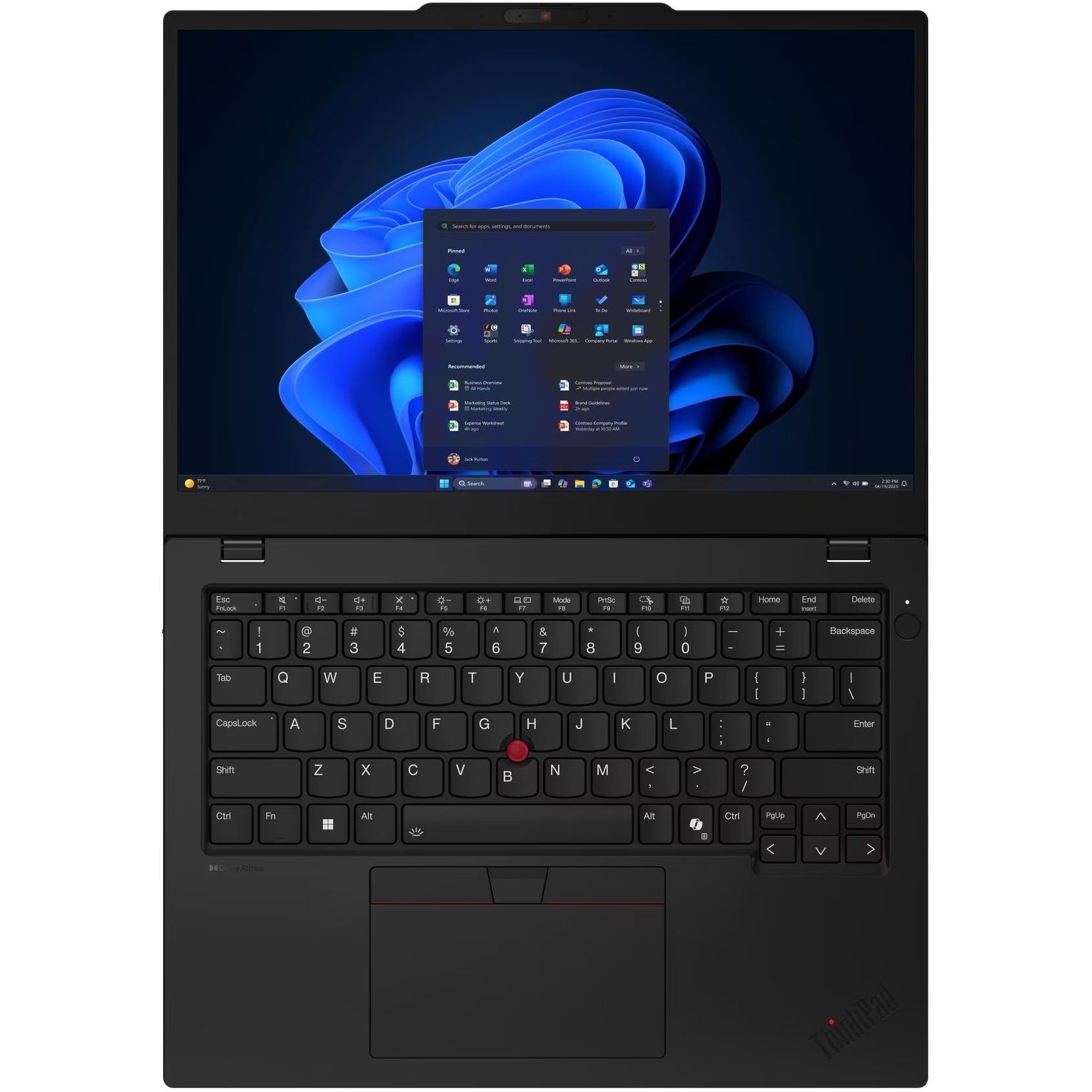 Laptop Lenovo ThinkPad L13 G6 cu AMD Ryzen 7 PRO 250 (3.3/5.1GHz, 16M), 16 GB, 512GB M.2 NVMe SSD, AMD Radeon 780M, Windows 11 Pro, Negru