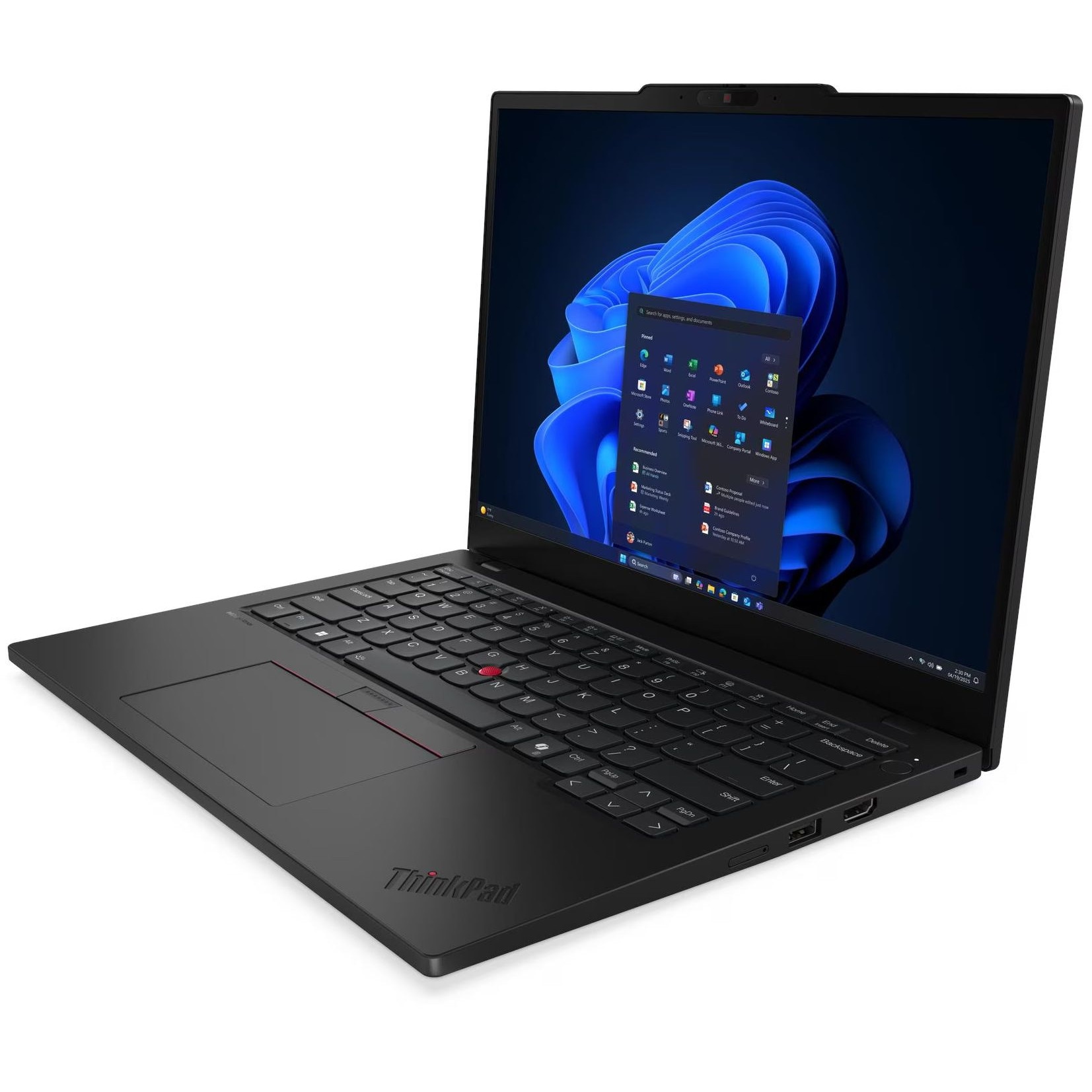 Laptop Lenovo ThinkPad L13 G6 cu AMD Ryzen 7 PRO 250 (3.3/5.1GHz, 16M), 16 GB, 512GB M.2 NVMe SSD, AMD Radeon 780M, Windows 11 Pro, Negru