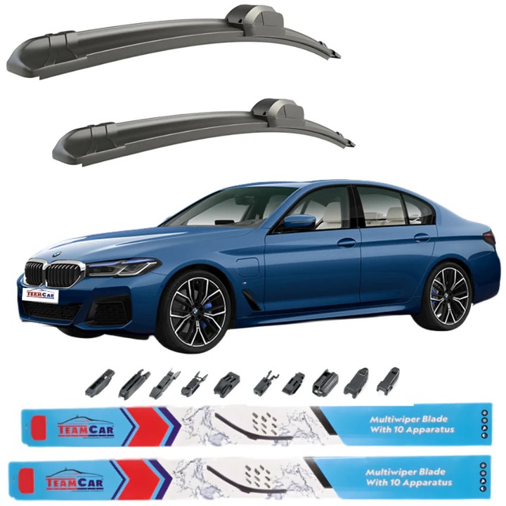 Stergatoare TeamCar® BMW Seria 5 G30 (2017–2024) – Set fata