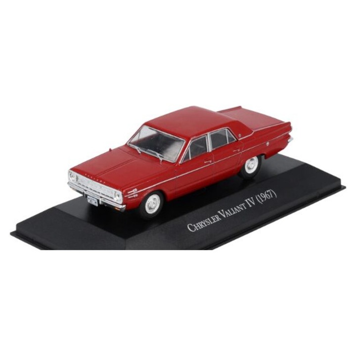 Macheta auto Chrysler valiant iv 1967 Rosu 1:43 Altaya