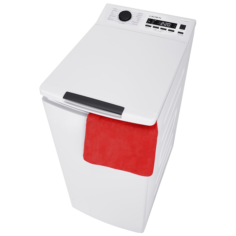 Masina de spalat Crown CTL7512BLDC, 7.5 kg, Incarcare verticala, 1200rpm, Inverter BLDC motor, Clasa A, Steam, Alb