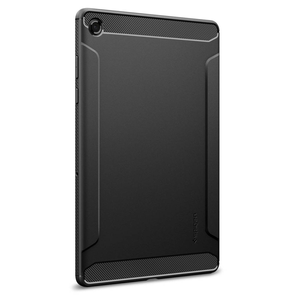 Husa Spigen Rugged Armor pentru tabletă Samsung Galaxy Tab A11 Plus, neagră mată