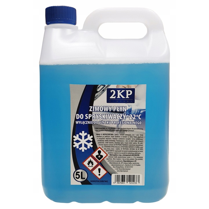Lichid de parbriz 2KP, -22 grade, fara urme, 1L