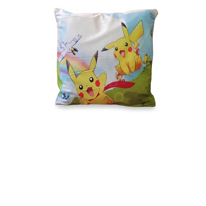 Gyermekpárna, 45x45 cm, rajzfilmfigurákkal, puha és kényelmes, 2 darabos szett, ideális ajándék, karácsony