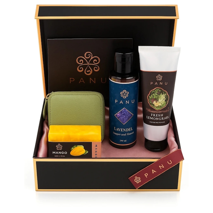 Set cadou spa pentru femei, cadou relaxant, pentru Valetine, ziua Mamei, Craciun + portofel cadou