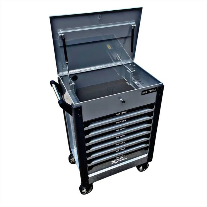 Dulap metalic DSD Tools cu truse de unelte, 7 sertare, corp ranforsat, 970x460x1140mm