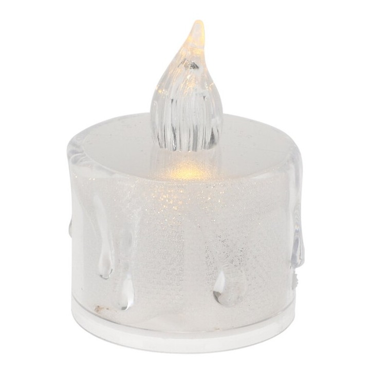 LED gyertya, meleg fény, 5 cm