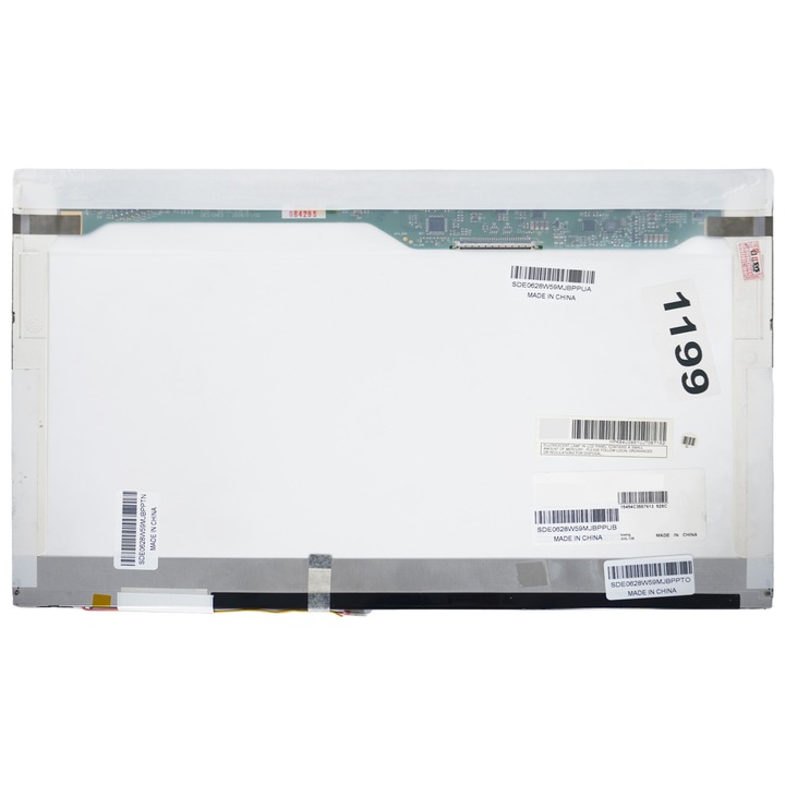 Laptop képernyő kompatibilis Toshiba Satellite L300D LP154WX5 TLA2 LP154WX4(TL)(D2)/LTN154X3-L03/LTN154AT09 15.4'' V000138998 1280x800 WXGA CCFL