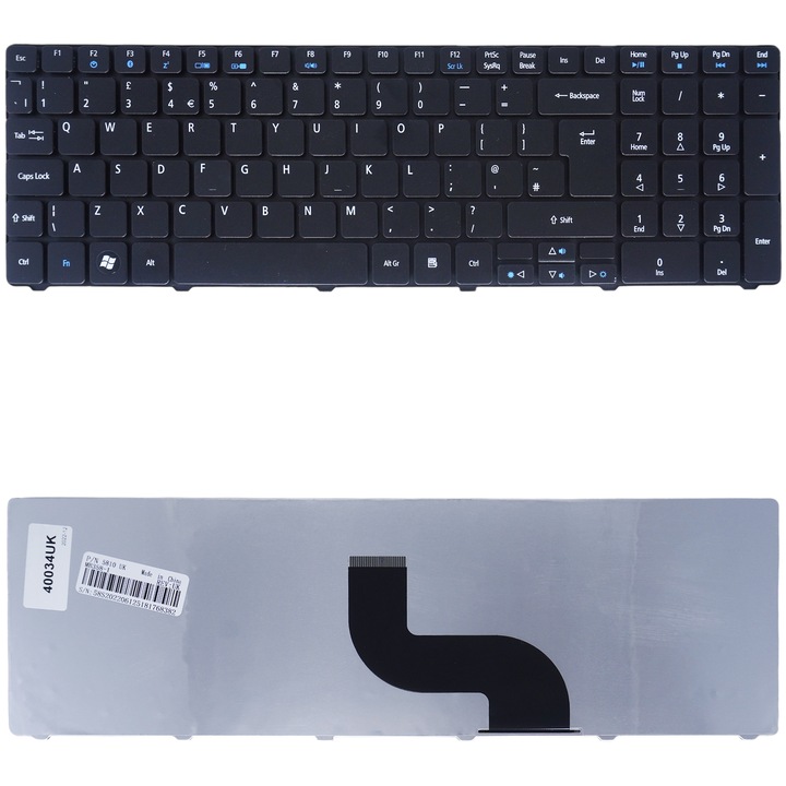 Tastatura laptop Acer Aspire 5538G, UK, set original