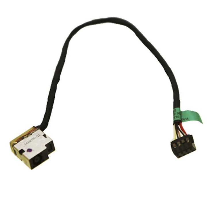 Conector alimentare DC pentru laptop HP Pavilion 15-E, 15T-E, 17-E, 7 fire, 8 pini, 17cm, set