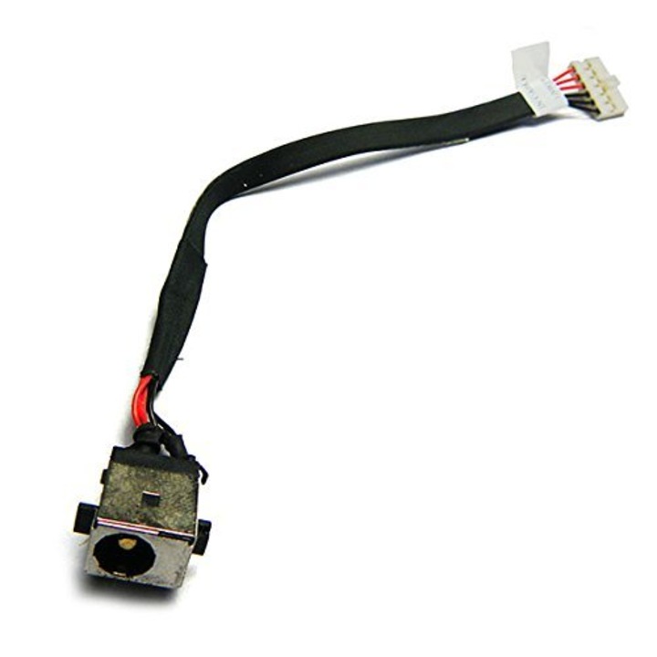 Conector DC Power Jack cu Cablu pentru Laptop Asus F751 K56C K550C R510C S550C S56C X450CA X550 X751, 6 pini, 19cm
