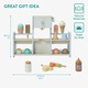 Set joc de rol cu stand de inghetata Navaris, 41.8 x 21.2 x 28 cm, din MDF, cu accesorii, pentru copii de 3 ani+, Multicolor
