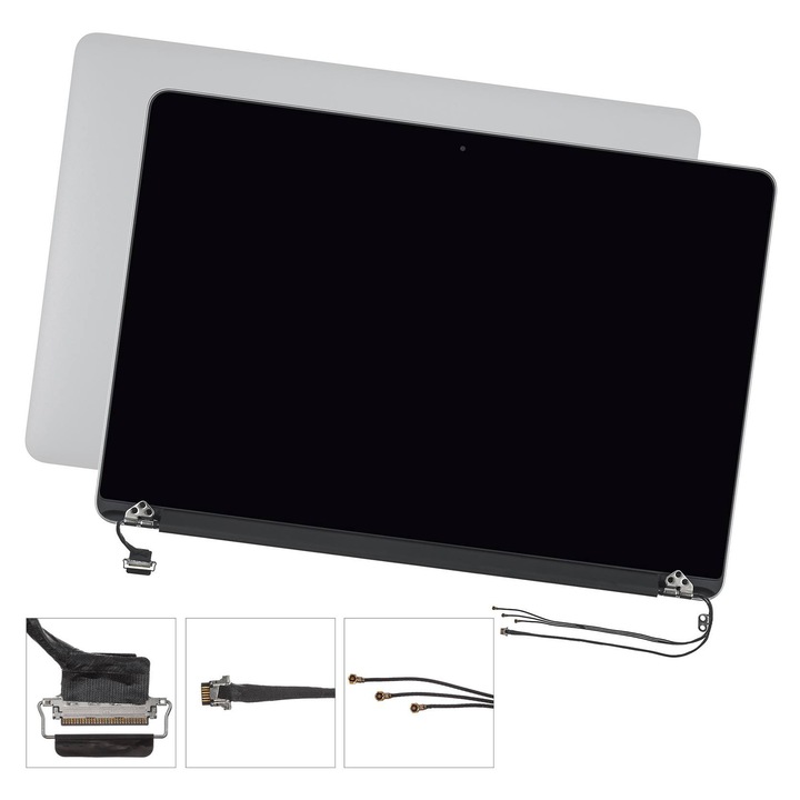 Ecran laptop 15.4" Retina A1398, rezolutie 2880x1800, cablu 6 PIN, glossy, set complet