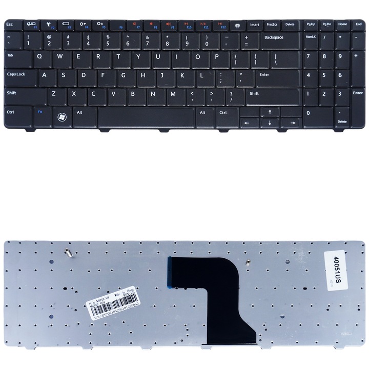 Dell laptop billentyűzet, készlet, 5NPWX, 6D7PC, 6R9MW, 7Y9P3, 96DJT, 9GT99, 9Z.N4BSW.A01, 9Z.N4BSW.A0R