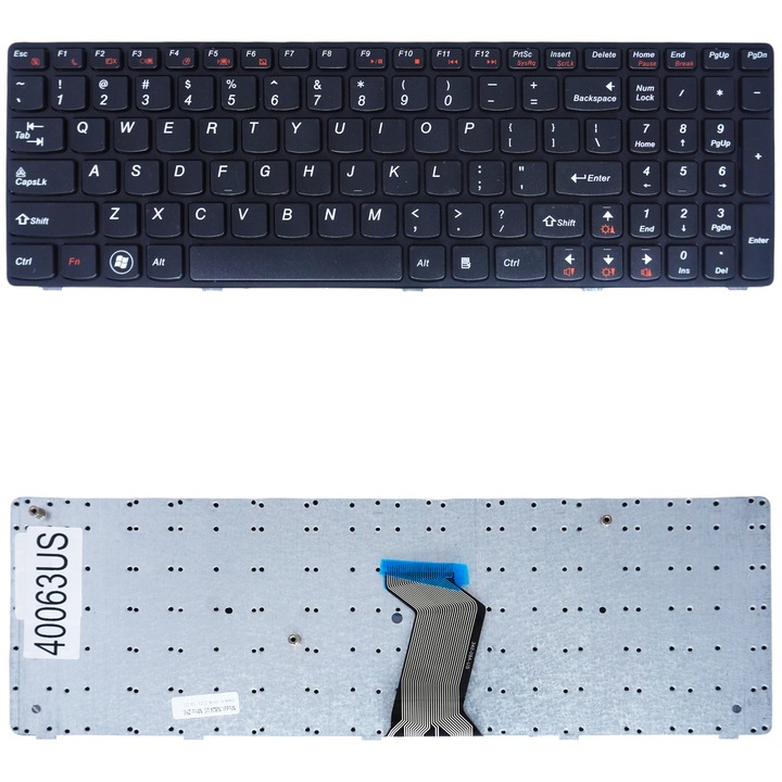 Tastatura laptop Lenovo B590 B570 B570e, 59383508, neagra