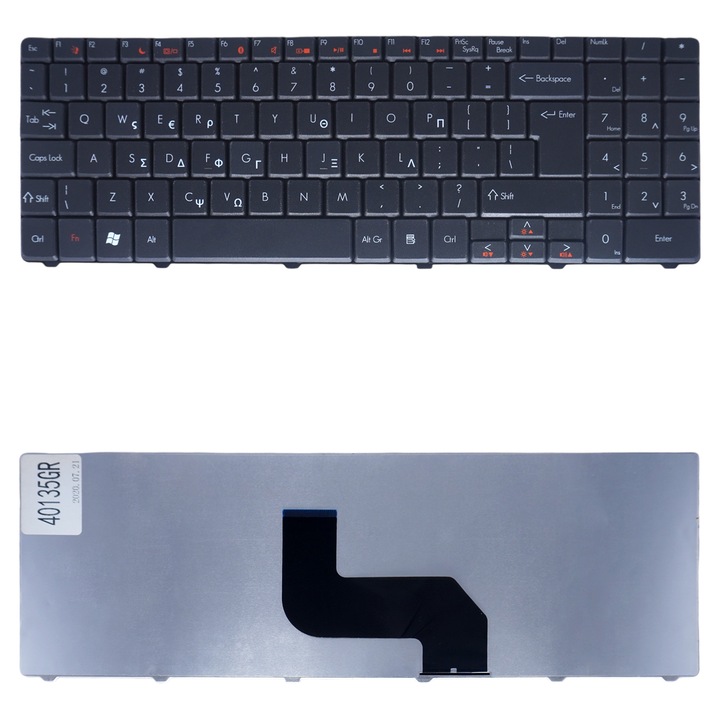 Tastatura laptop, model SN7105B, greaca, neagra, 1 bucata