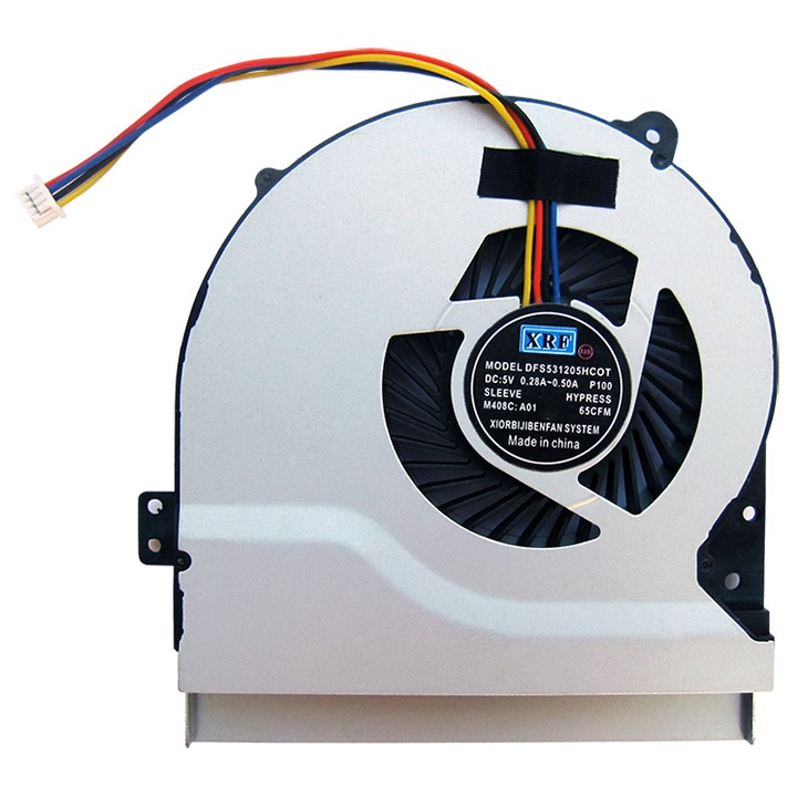 Cooler Procesor Laptop ASUS F552 X552 R510, 4PIN, 8x8cm, 5V