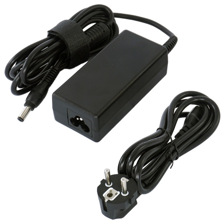 Incarcator laptop 45W, 19V, 2.37A, set cu cablu de alimentare