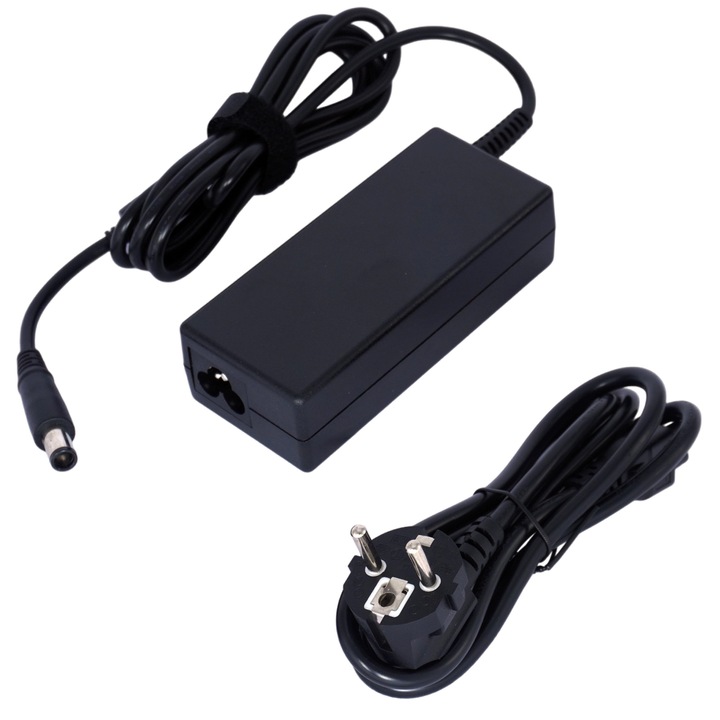 Incarcator laptop, 65W, 19.5V, 2 ani garantie, set cu cablu de alimentare