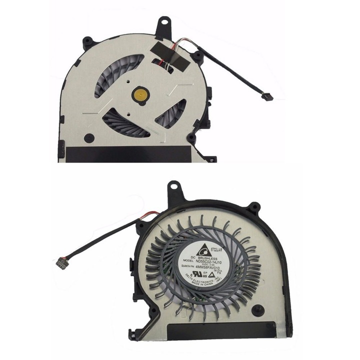 Cooler Procesor Laptop Set pentru Sony Vaio Pro13 SVP132, ACER Aspire S3, 4PIN