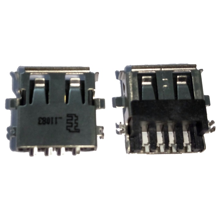 Mufa USB pentru laptop - Port mama USB 2.0 tip A, 4 PIN, 32 de porturi, conector jack (Ref. 1-USB056)