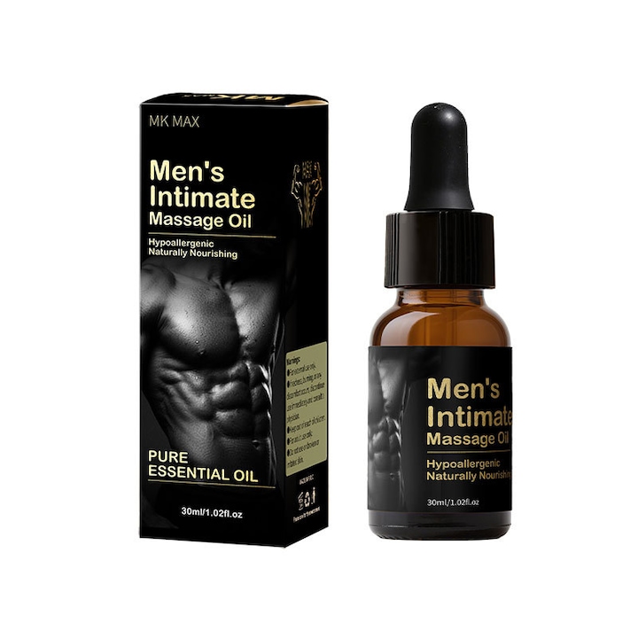 Мъжко масло за интимен масаж – Естествена терапия за подобряване на ерекцията, удължаване на продължителността и борба с преждевременната еякулация