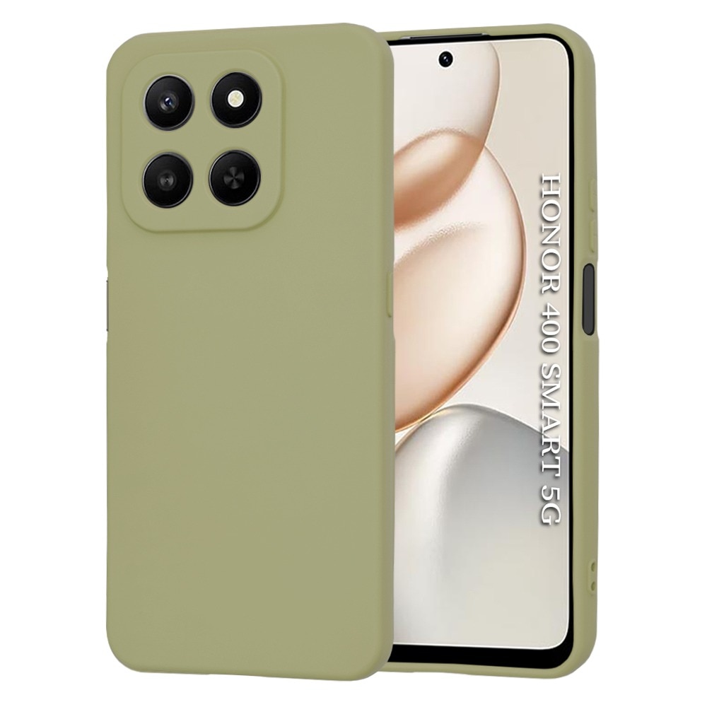 Husa pentru Honor 400 Smart 5G / 400 Smart 4G / X7d 4G Daden® Silicon SoftFlex, Ultra Slim, Protectie sporita, Interior de microfibra, Verde matcha