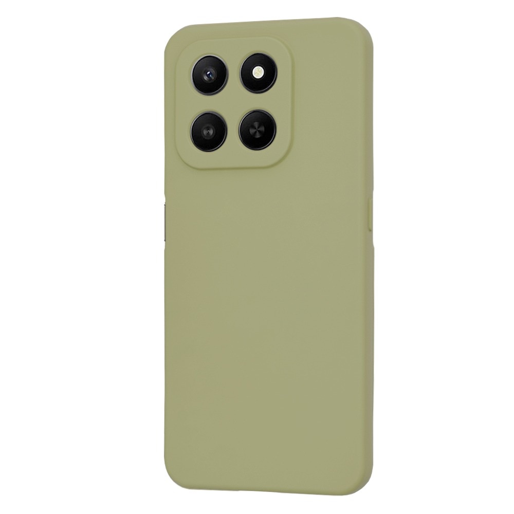 Husa pentru Honor 400 Smart 5G / 400 Smart 4G / X7d 4G Daden® Silicon SoftFlex, Ultra Slim, Protectie sporita, Interior de microfibra, Verde matcha