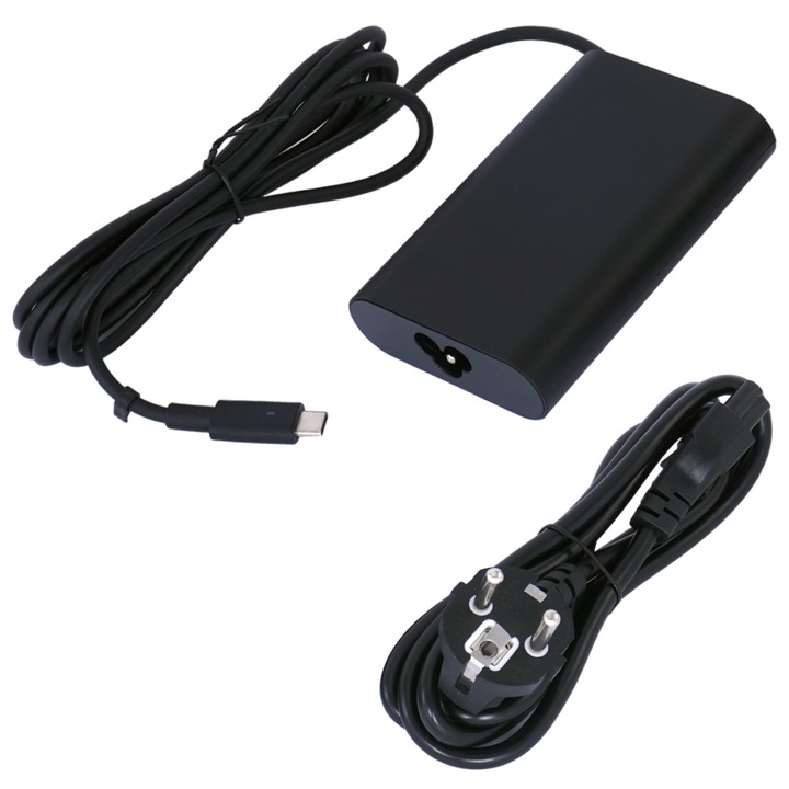 Incarcator laptop Dell Inspiron 7306 2-in-1 65W USB Type-C, set cu cablu de alimentare