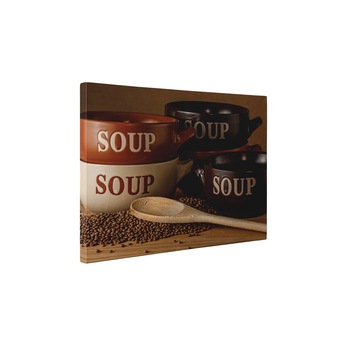 Boluri pentru supa - Tablou Canvas - 75x100 cm Boluri pentru supa - Tablou Canvas - 75x100 cm