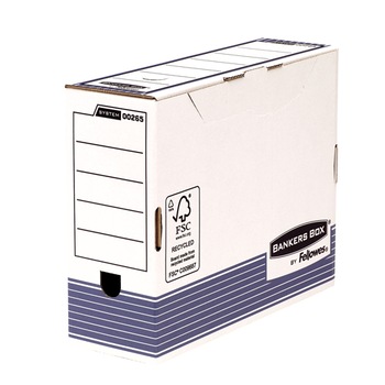 Cutie de arhivare Fellowes cu asamblare rapida, 10 cm, carton Cutie de arhivare Fellowes cu asamblare rapida, 10 cm, carton