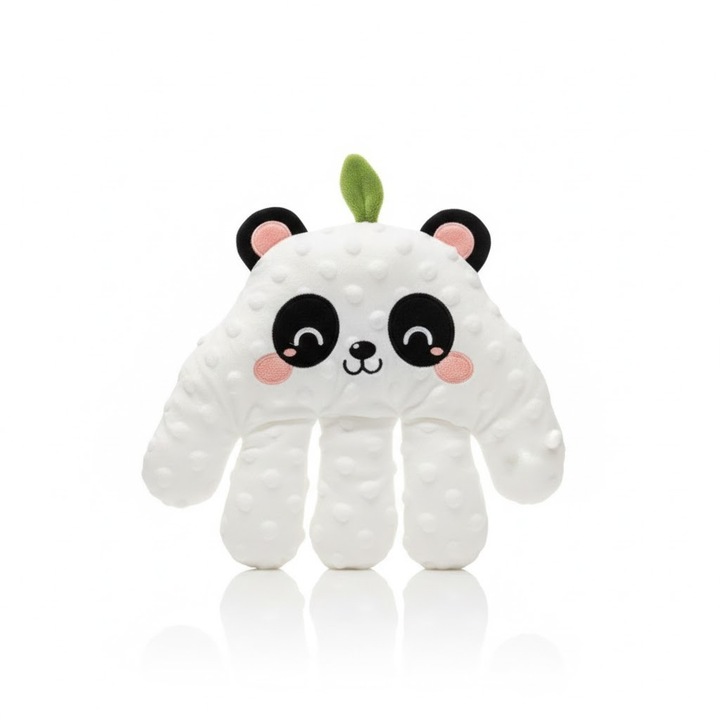 Perna Electrica de Linistire pentru Bebelusi, Design Palma, Cu Miscare Ritmica a Degetului, Telecomanda si Cablu de Incarcare