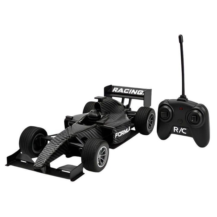 Formula 1 távirányítós autó – Sport R/C modell, fekete, 20cm