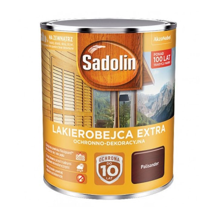 Sadolin Extra Oldószeres Lazúr Mahagóni 0,75l