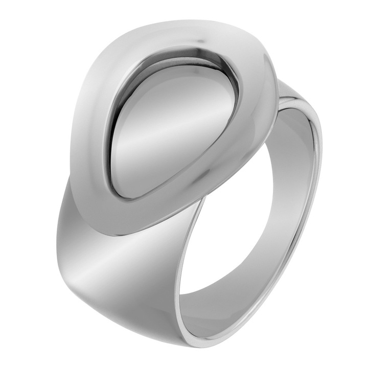 Inel dama, Tommy Hilfiger, argintiu