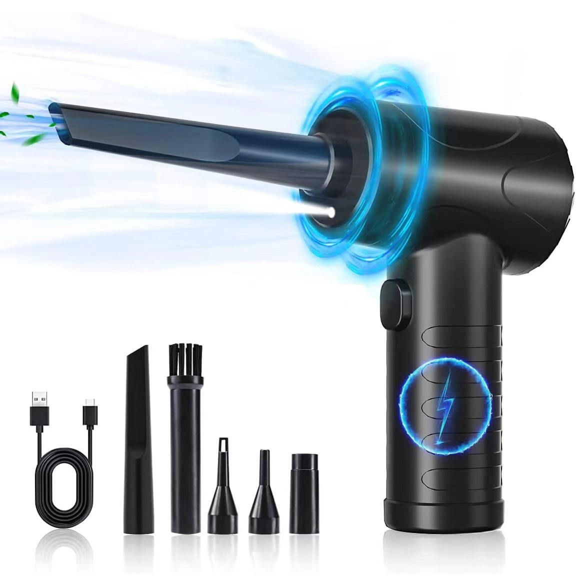 Aspirator portabil ZYBLSSBB, reglabil, USB, alb, compact