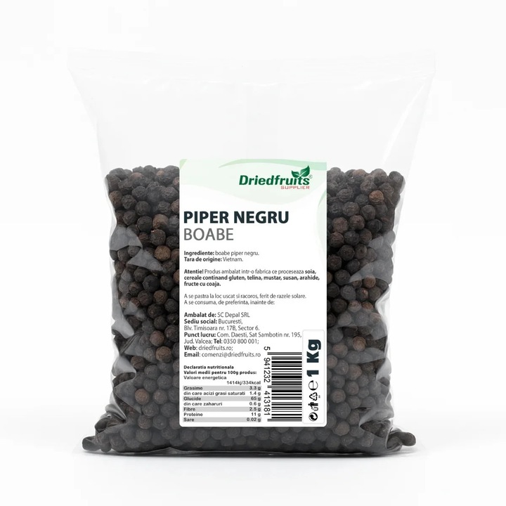 Piper negru boabe 1 KG