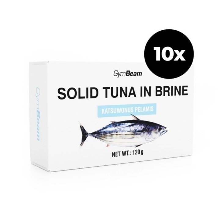 Ton in suc propriu - GymBeam, 10x120g