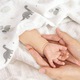 Paturi Miracle Baby pentru nou-nascuti, patura din muselina de bambus si bumbac pentru bebelusi, baieti sau fetite, 120x120cm, paturi mari de infasat pentru nou-nascuti - 47"x 47", pachet de 3，tigru