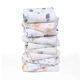 Paturi Miracle Baby pentru nou-nascuti, patura din muselina de bambus si bumbac pentru bebelusi, baieti sau fetite, 120x120cm, paturi mari de infasat pentru nou-nascuti - 47"x 47", pachet de 3，tigru