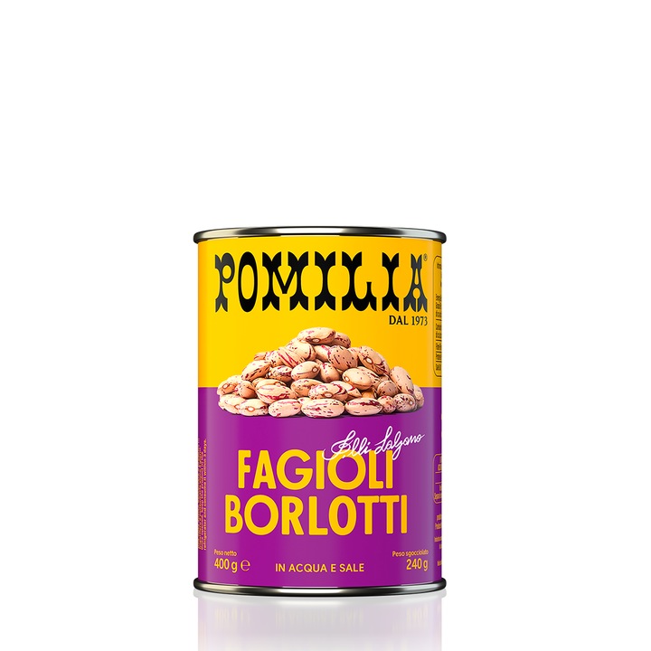 Fasole borlotti Pomilia, 400 g