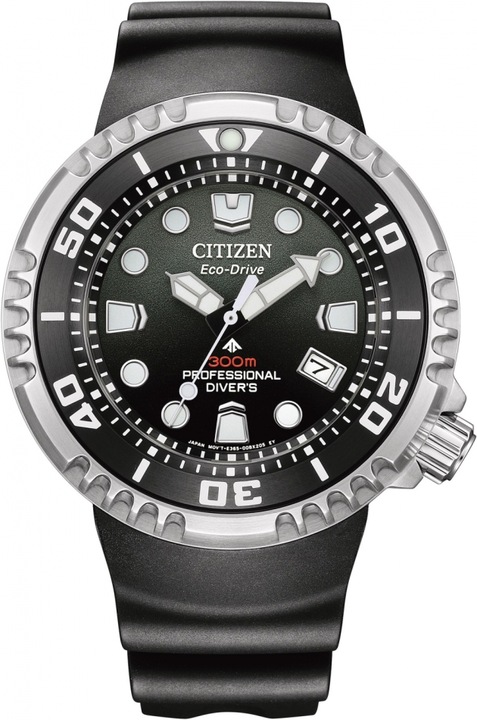 Ceas bărbați Citizen BN1024-01E, negru, curea cauciuc, set scufundări, 42mm