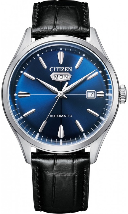 Ceas de barbati CITIZEN NH8390-20LC, clasic, de culoare bleumarin
