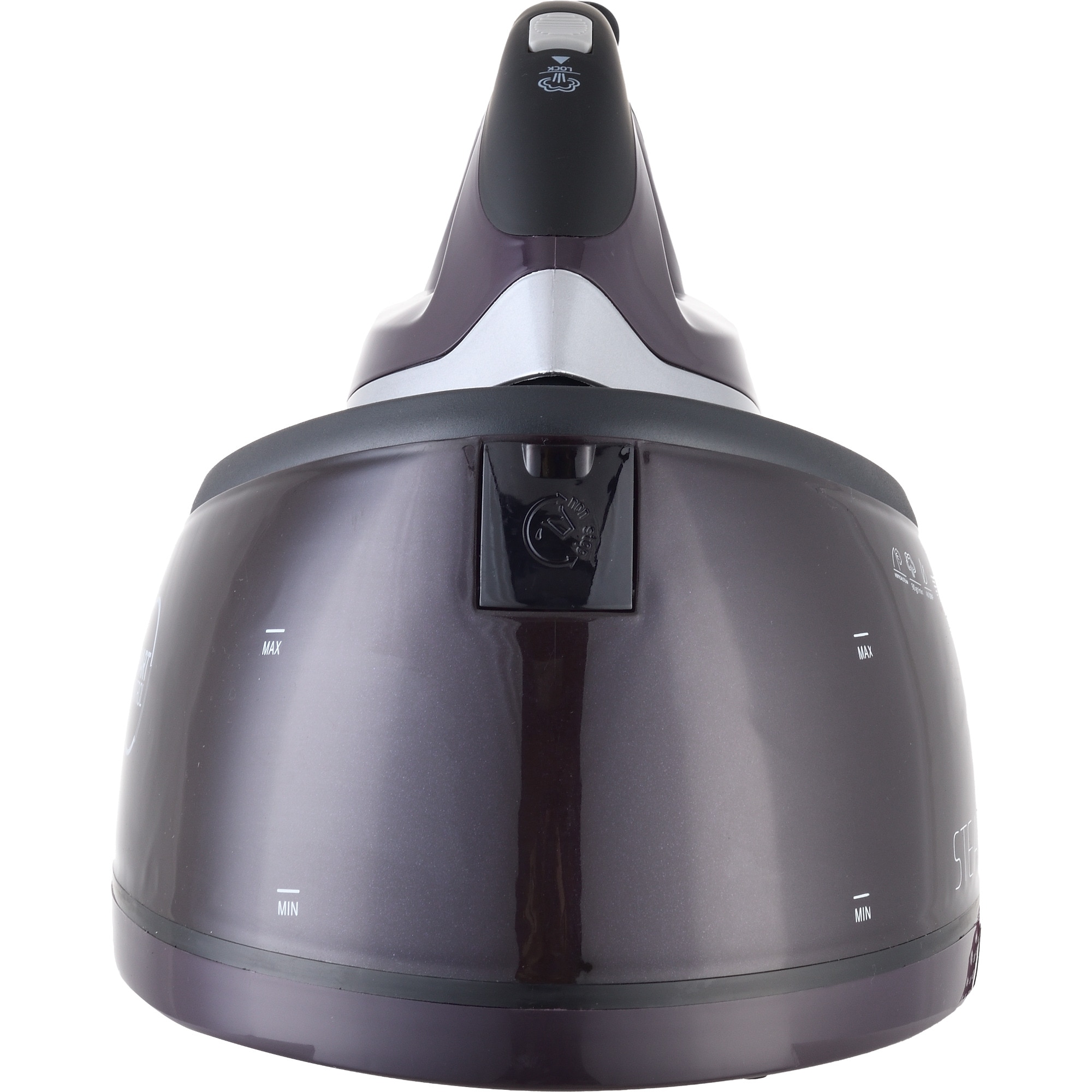 Statie de calcat Vision Clean VSCA01A, 2400W, 1.8l, 90 g/min, 5 bar, Talpa ceramica, Protectie supraincalzire, Functie auto-curatare, Negru/Argintiu